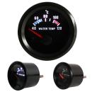 Wassertemperatur "Youngtimer", Rallye (21116V-2), Ø 52mm (40~120°C), schwarz